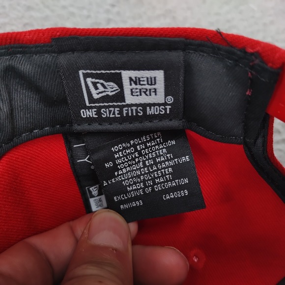 San Francisco 49ers Hat Cap Snap Back Red NFL Football Mens New Era 9FIFTY OSFM - Picture 12 of 14